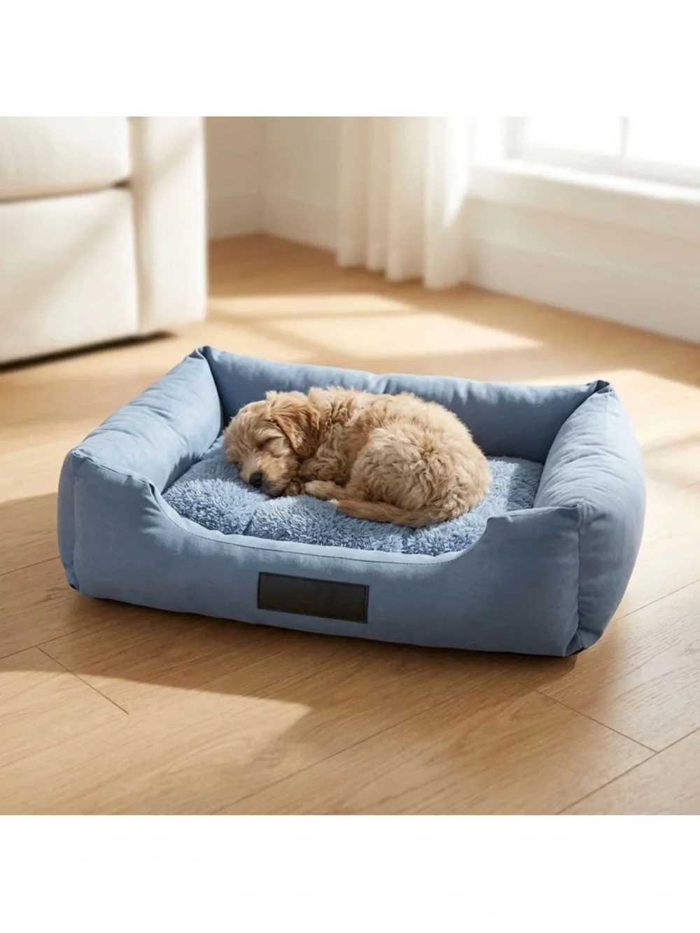 Blue Cozy Cuddler Small Pet Bed cat/dog